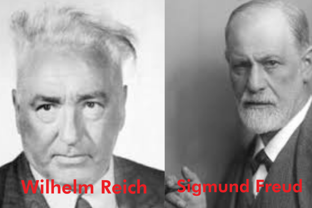 Photographs of Wilhelm Reich and Sigmund Freud